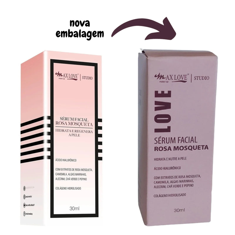 Sérum facial Rosa Mosqueta +Sérum Vitamna C Generiqe - Minha loja